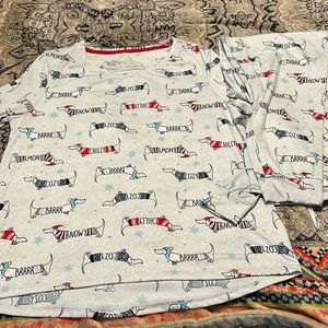 Dachshund pajama set, small
